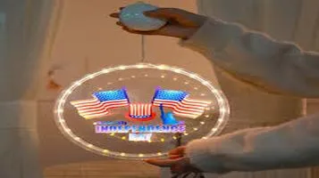 USA Themed String Lights: A Bright Celebration of Patriotism