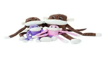 Ethical Pet - Crinkle Monkey Crinkle Toys