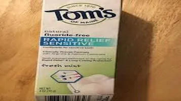 Tom's of Maine Rapid Relief Sensitive Toothpaste: A Comprehensive Review