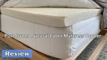 Pure Green 100% Natural Latex Mattress Topper: A Comprehensive Review