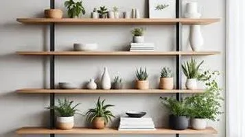 Floating Shelves with Decor – A Harmonious Blend of Functionality and Style