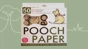 Pooch Paper Pet Defecating and Urinating Supplies